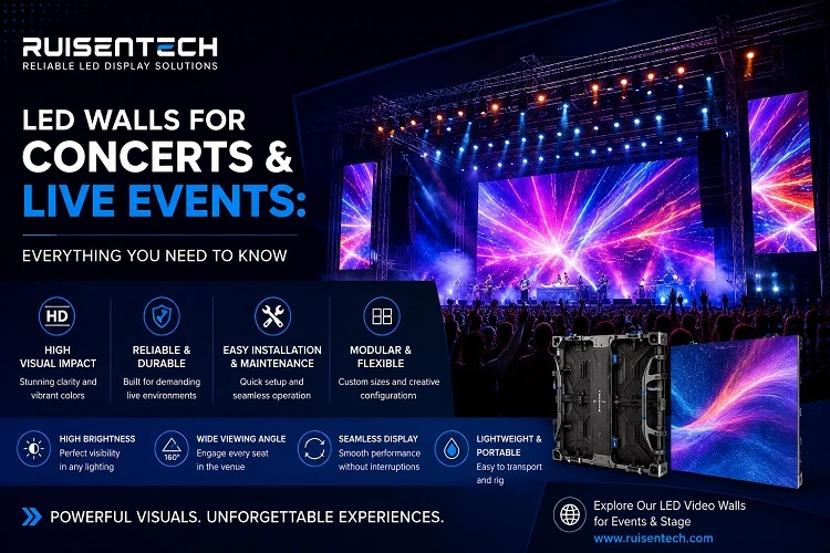LED Walls for Concerts & Live Events: Everything You Need to Know